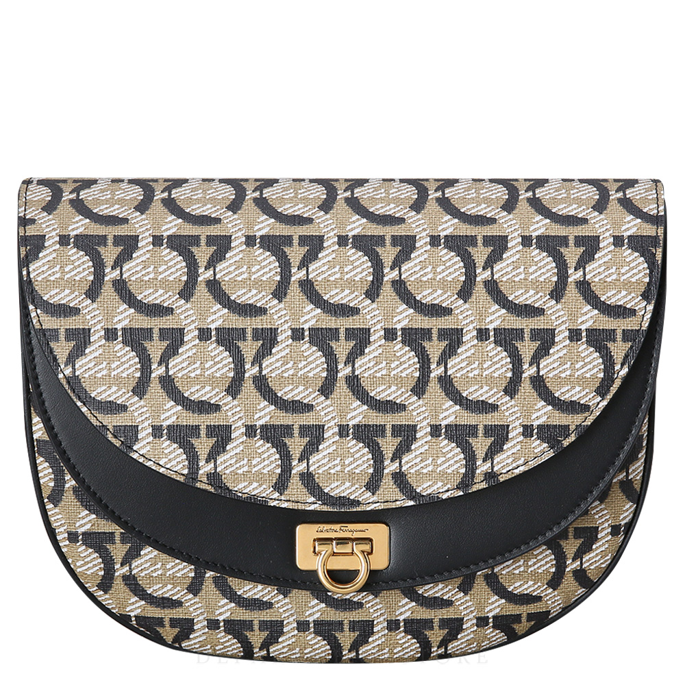 FERRAGAMO(USED)페레가모 21H986 간치니 PU 스몰 숄더백